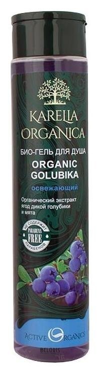 Био-гель для душа Освежающий Organic Golubika Karelia Organica Organic Golubika