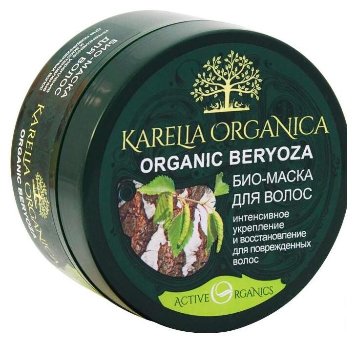 Био-маска для волос Интенсивное укрепление и восстановление Organic Beryoza  Karelia Organica