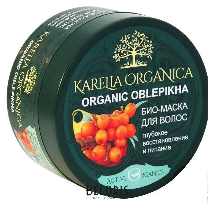 Био-маска для волос Глубокое восстановление и питание Organic Oblepikha Karelia Organica Organic Oblepikha