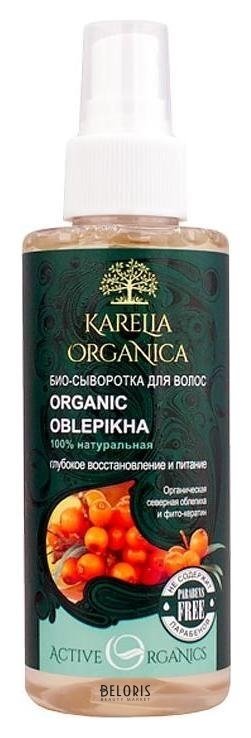 Био-сыворотка для волос Глубокое восстановление и питание Organic Oblepikha Karelia Organica
