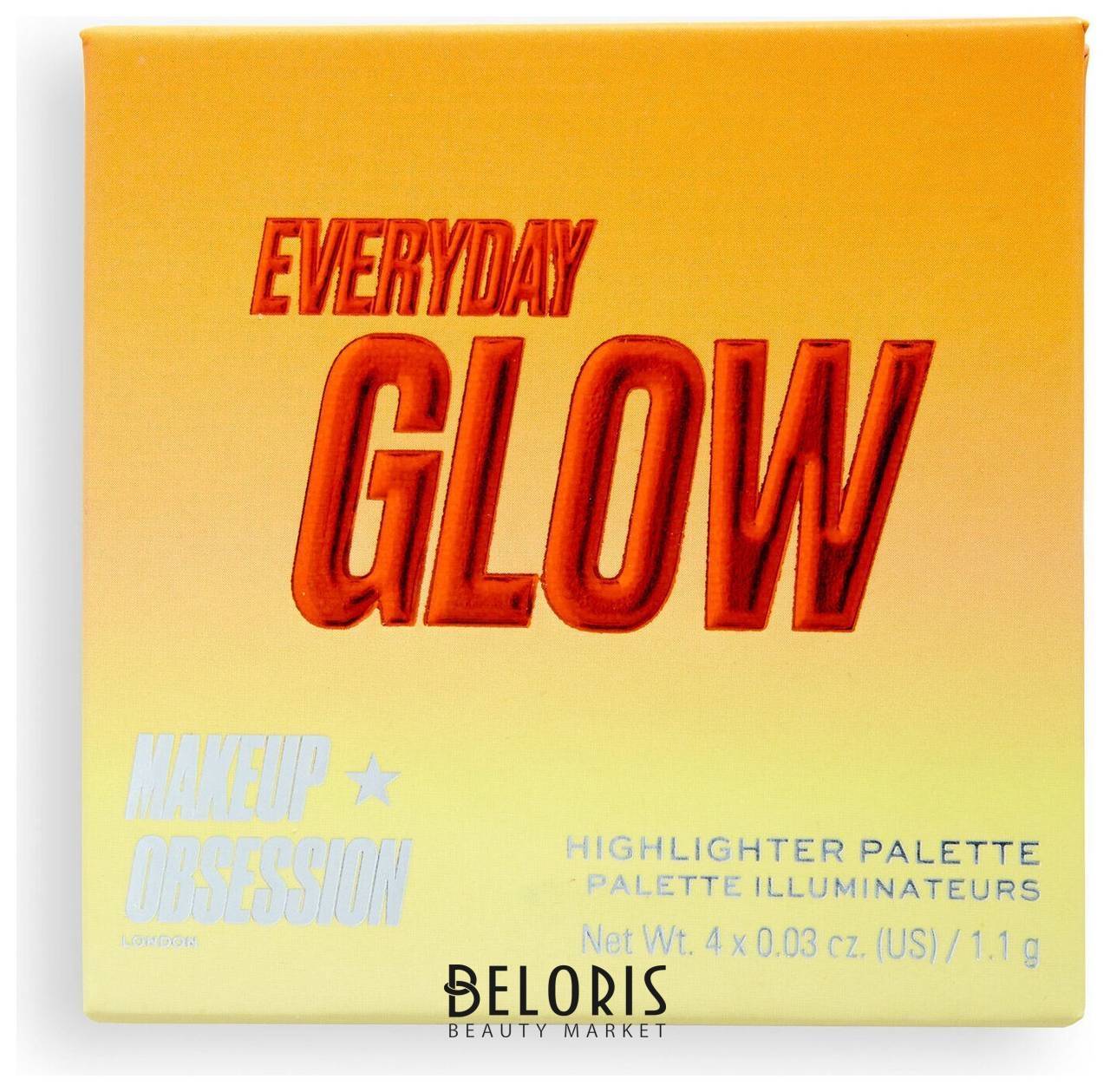 Хайлайтер Highlighter Palette Glow Crush Everyday Glow Makeup Obsession Glow Crush