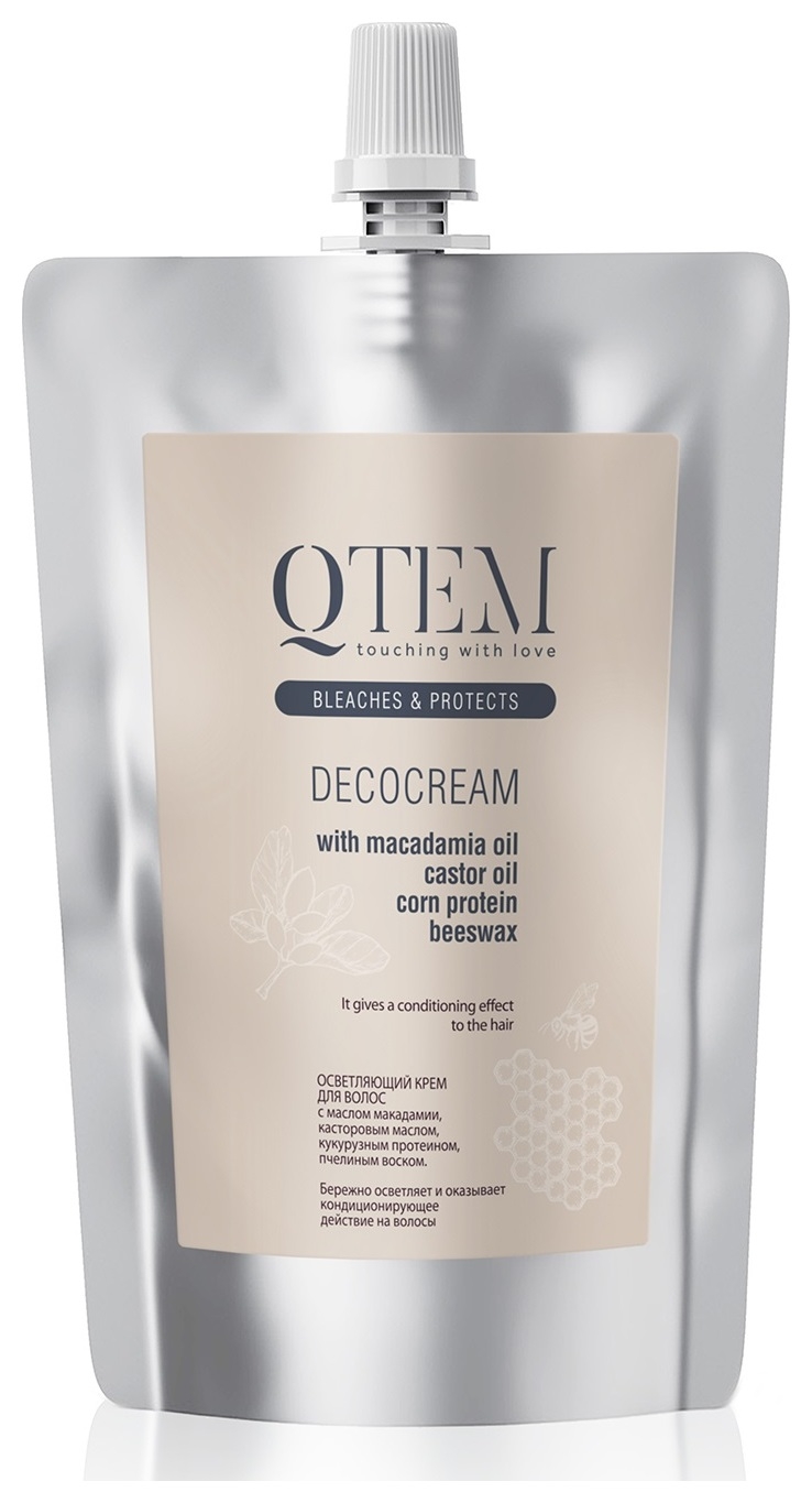 Осветляющий крем для волос с маслом макадамии Decocream