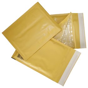 Конверт-пакеты с прослойкой из пузырчатой пленки (170х225 мм), крафт-бумага, отрывная полоса, комплект 10 шт., с/0-g.10 Курт