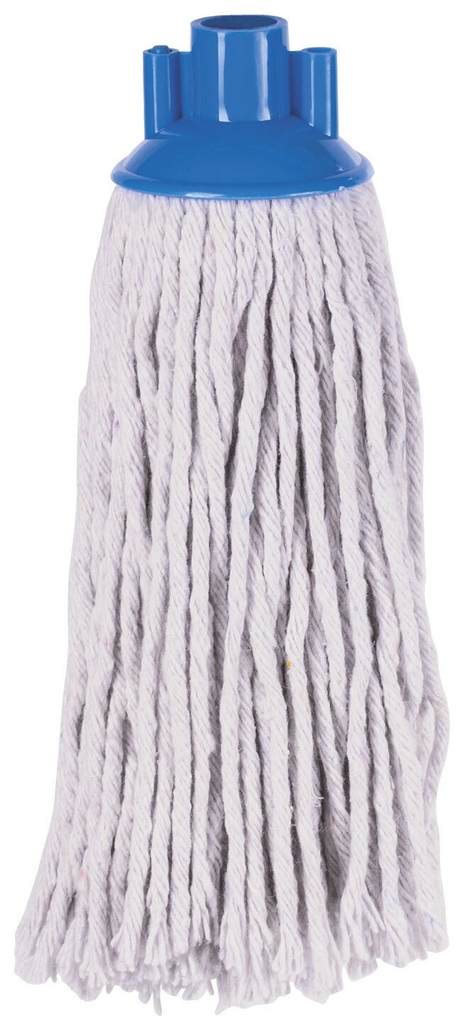 Насадка МОП веревочная для швабры, крепление еврорезьба, хлопок, длина 28 см, 200 г, Laima, 603788  Лайма