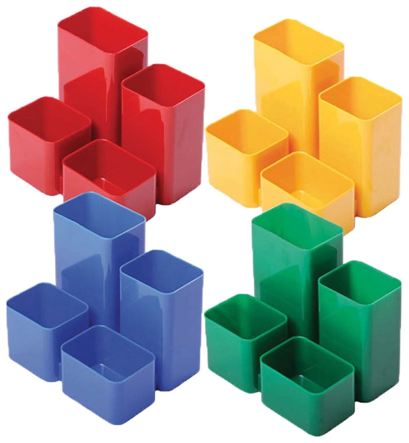 Подставка-органайзер стамм "Юниор", 86х108х102 мм, 4 отделения, ор305  Стамм