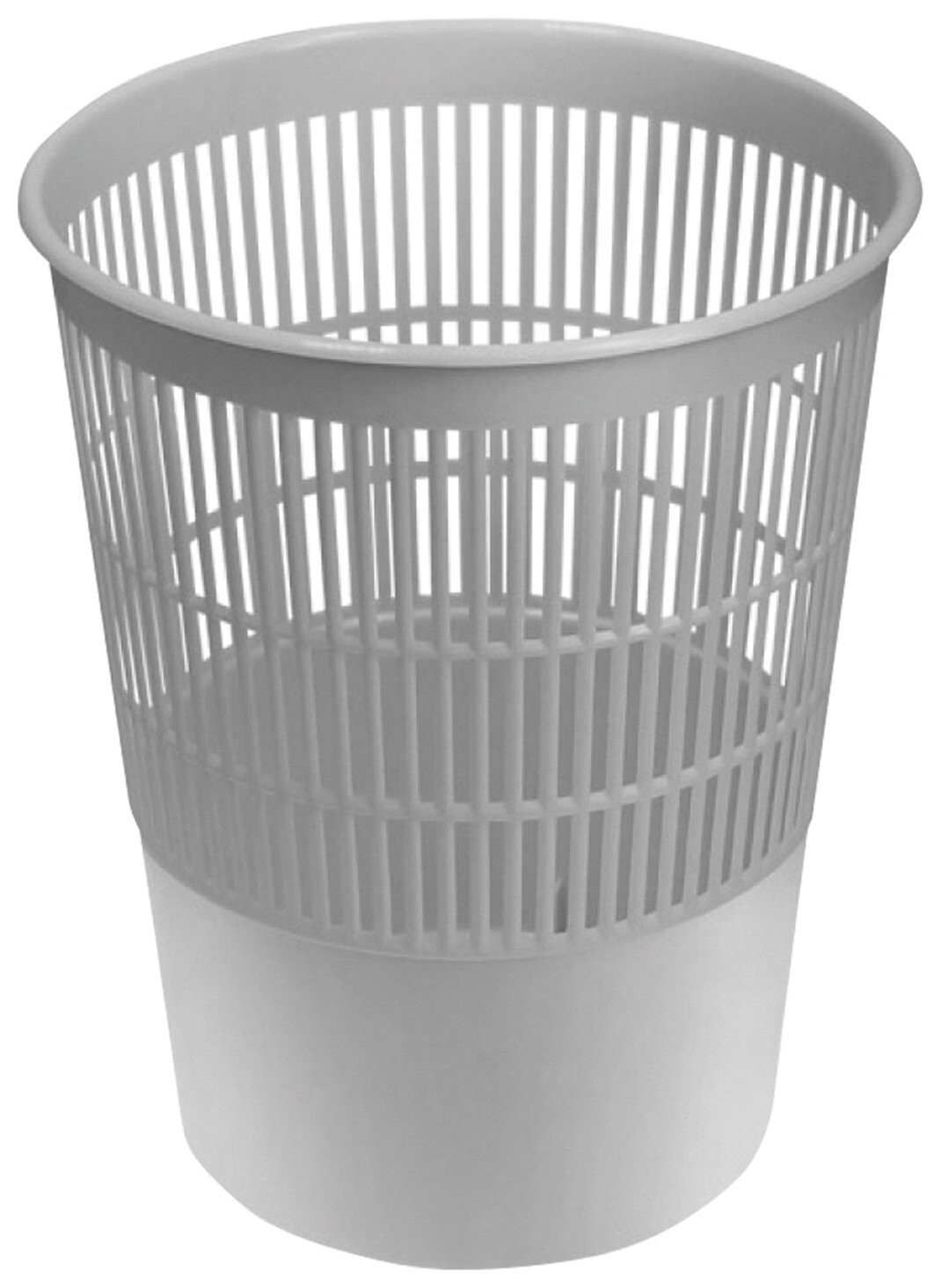 Корзина для бумаг Brauberg сетчатая, 14 л, серая, 237004  Brauberg