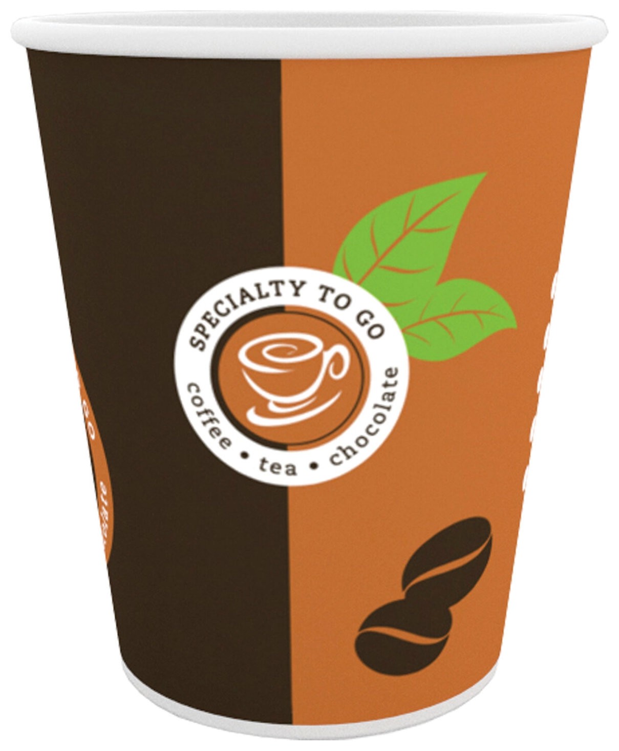 

Одноразовые стаканы 300 мл, комплект 50 шт., бумажные однослойные, "Coffee-to-go", холодное/горячее, Huhtamaki, -0862, 77111200-0862, С рисунком