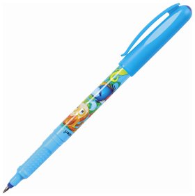 Ручка-роллер синяя Centropen "Tornado Boom", корпус с печатью, 0,5 мм, линия 0,3 мм, 2675, 3 2675 1005 Centropen