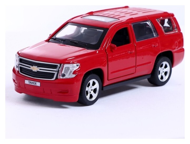 Машина металл Chevrolet Tahoe и Lexus LX 570, 12 см, открываются двери и багажник, инерция  Технопарк