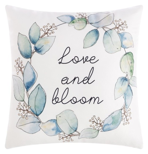

Подушка этель "Love And Bloom" 40х40 см, 100% п/э