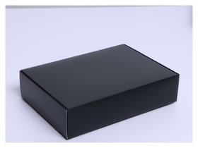 Коробка складная «Черная», 21 х 15 х 5 см Дарите счастье