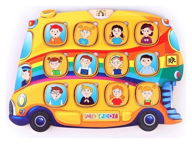 Серия игр Логопедический городок Автобус  Smile Decor