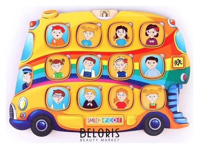 Серия игр «Логопедический городок» «автобус» Smile Decor