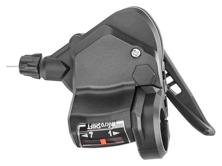 

Шифтер Microshift, Ts38-7r, правый 7ск, с тросом 2050мм
