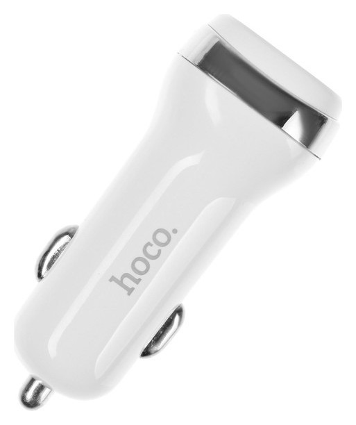 Автомобильное зарядное устройство Hoco Z40, 2 USB - 2.4 А, белый