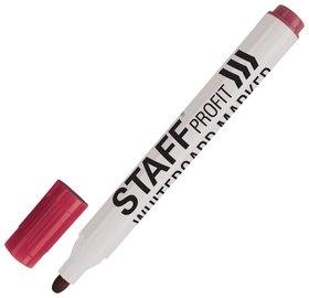 Маркер стираемый для белой доски красный, Staff Profit, 2,5 мм, 151646 Staff