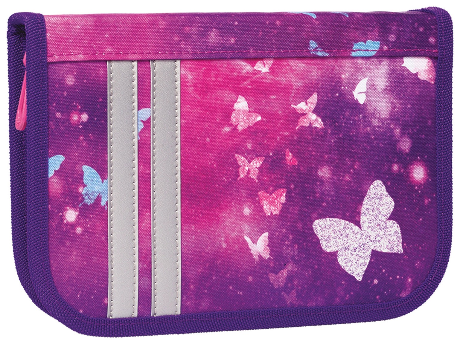 

Пенал Tiger Family, 1 отделение, 1 откидная планка, ткань, "Glittery Night", 20х14х4 см, 270251