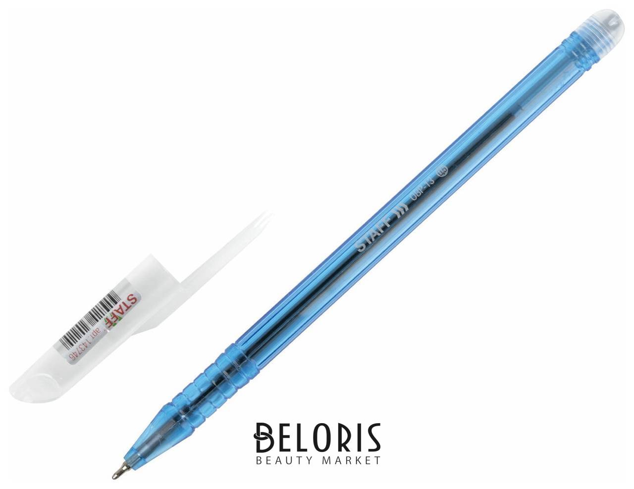 Ручка шариковая масляная Staff College Obp-13, синяя, узел 0,5 мм, линия письма 0,35 мм, 143746 Staff