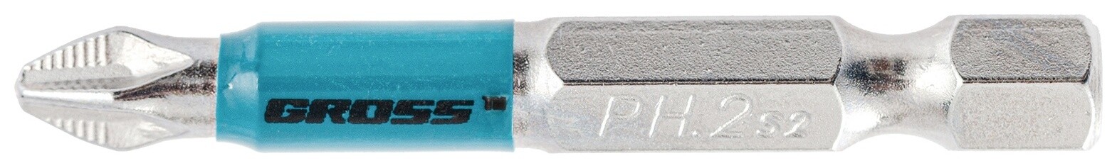 Набор бит PH2 х 50, сталь S2, 10 шт. Gross