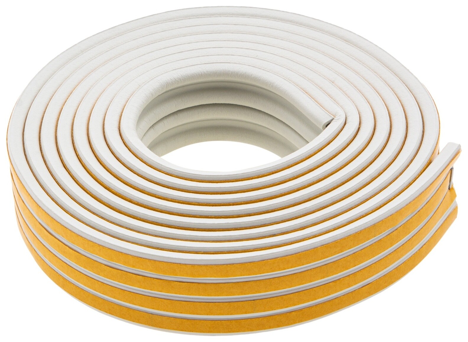 Уплотнитель резиновый, 12 м, профиль "P", белый  Сибртех