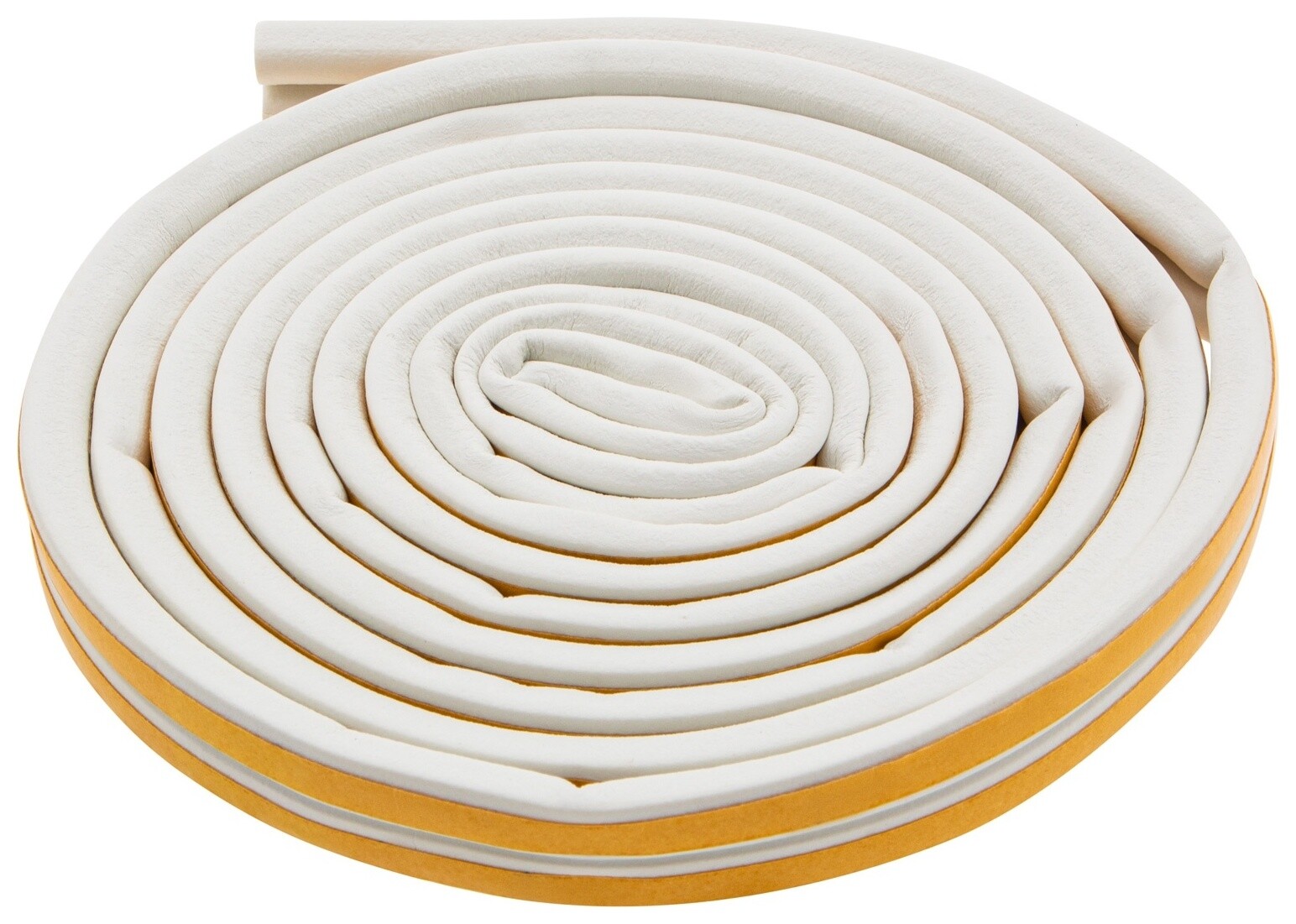 Уплотнитель резиновый, 6 м, профиль "D", белый  Сибртех