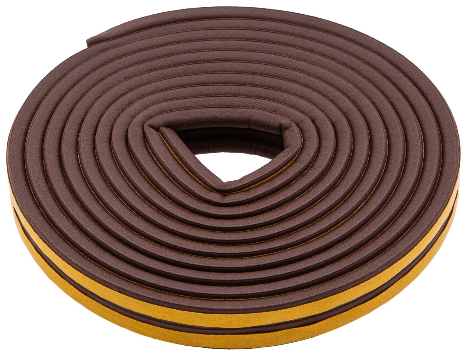 Уплотнитель резиновый, 6 м, профиль "P", коричневый  Сибртех