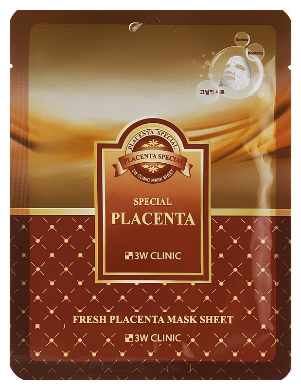 Тканевая маска для лица с экстрактом плаценты Fresh Placenta Mask Sheet