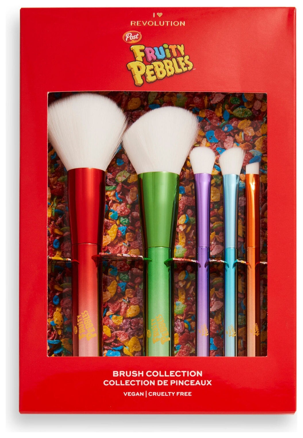 Набор кистей косметических Fruity Pebbles Brush Collection  I Heart Revolution
