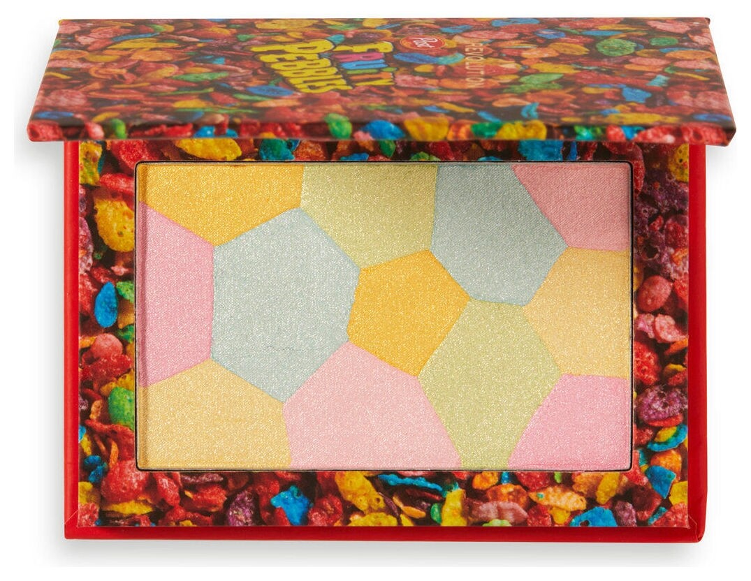 Хайлайтер для лица с ароматом фруктов Fruity Pebbles Rainbow Highlighter  I Heart Revolution