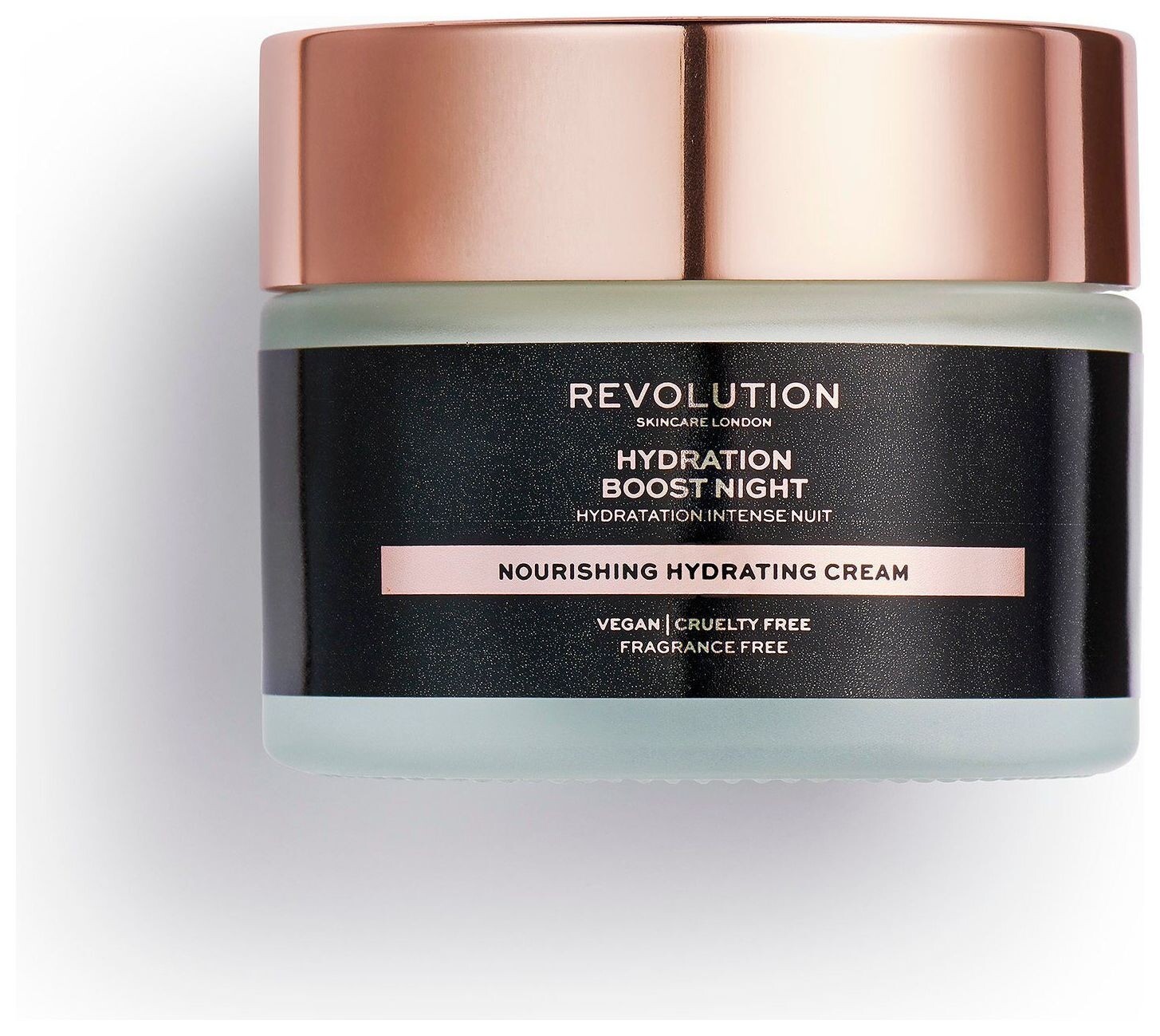 Крем для лица увлажняющий ночной с гиалуроновой кислотой Hydration Boost Night Revolution Skincare