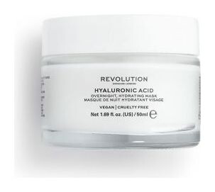Маска для лица увлажняющая ночная с гиалуроновой кислотой Hyaluronic Acid Overnight, Hydrating Mask  Revolution Skincare