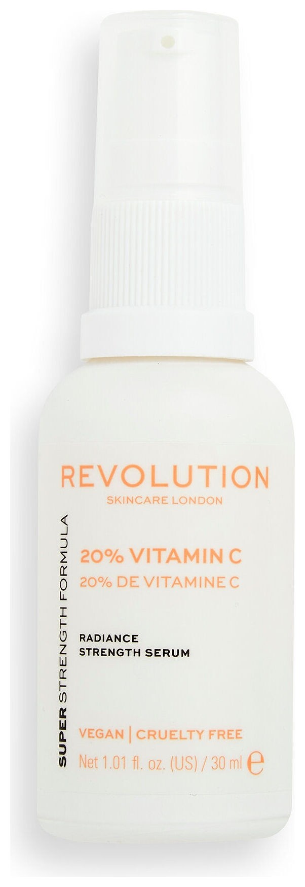 Сыворотка для лица выравнивающая тон с витамином С 20% Vitamin C Radiance Strength Serum  Revolution Skincare