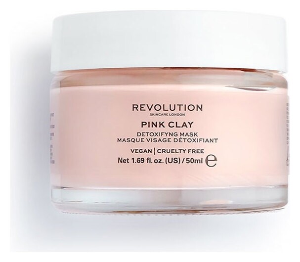 Маска-детокс для лица из розовой глины Pink Clay Detox Mask Revolution Skincare