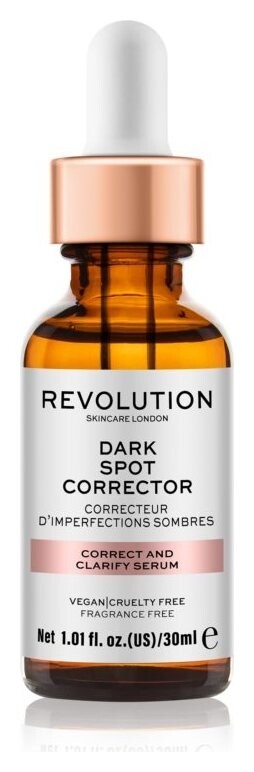 Сыворотка для лица корректирующая очищающая с витамином С Vitamin C Dark Spot Correcting Serum  Revolution Skincare