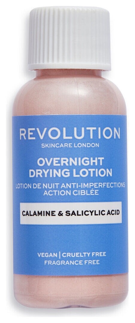 Лосьон для проблемной кожи лица двухфазный с салициловой кислотой Salicylic Acid And Calamine Anti Blemish Overnight Drying Lotion  Revolution Skincare