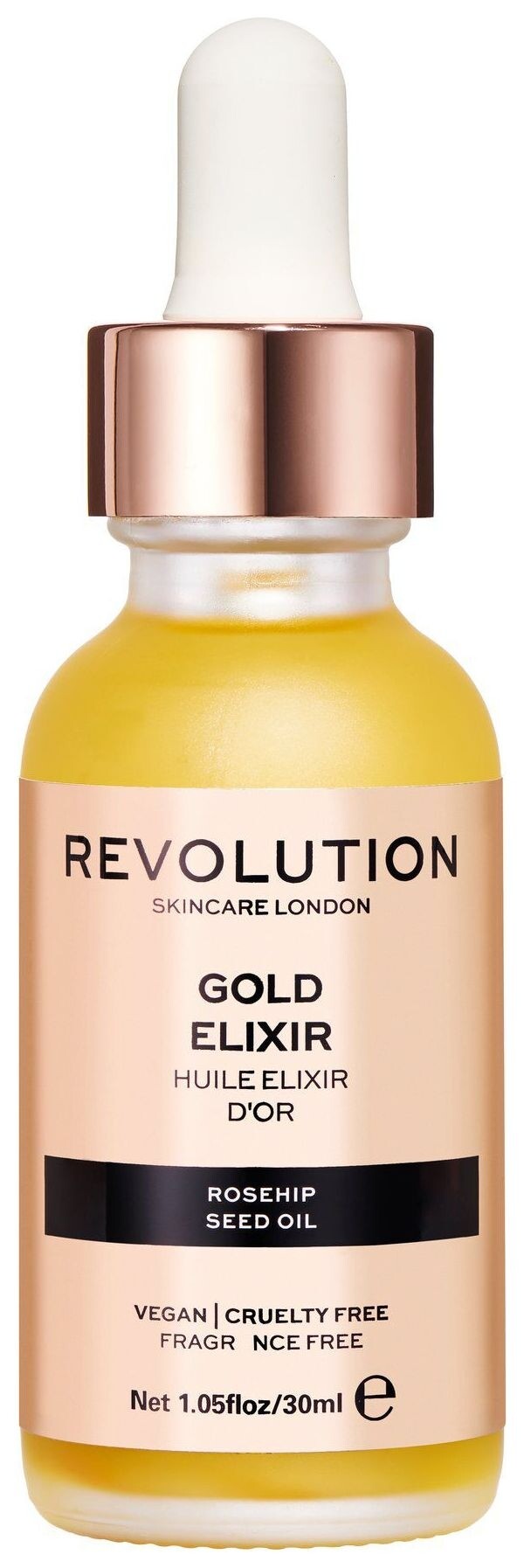 Масло для лица питательное из семян шиповника Gold And Rosehip Seed Oil Nourishing Oil  Revolution Skincare