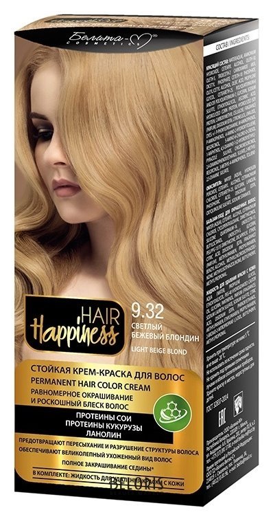 Краска для волос с ланолином Hair Happiness Белита-М HAIR Happiness