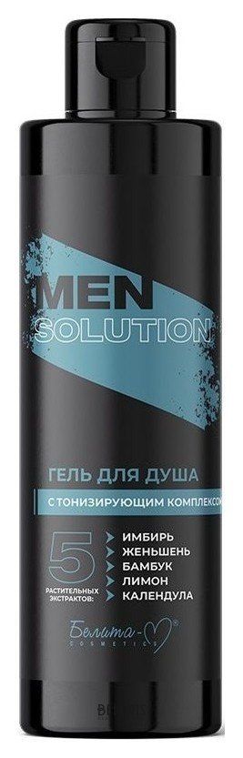 Гель для душа с тонизирующим комплексом МEN Solution Белита-М MEN solution