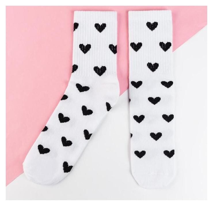 Носки женские Kaftan "Сердечки" р.36-39 (23-25 см)  Kaftan