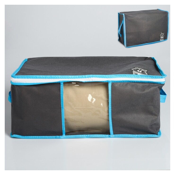 Короб для хранения с Pvc-окном «Енот»  