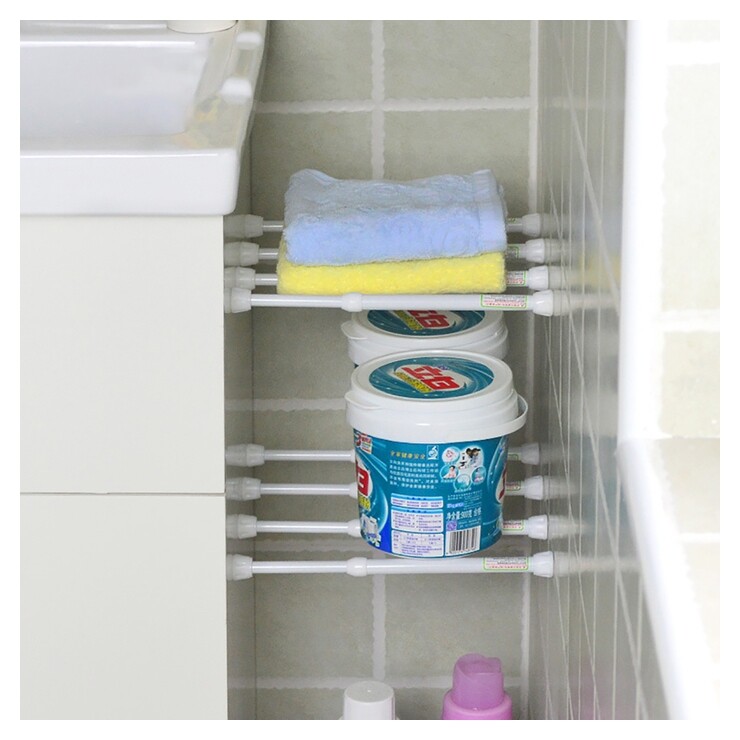 Набор карнизов универсальных 60-95 см, 2 шт, цвет белый  