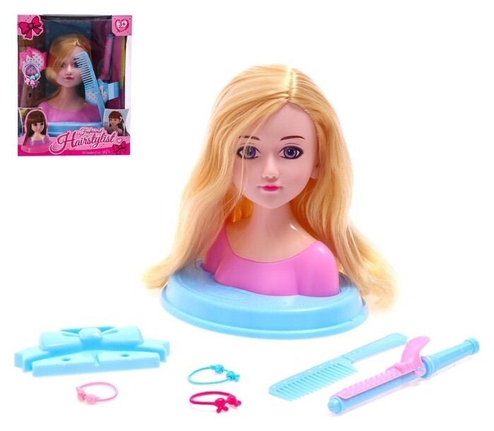 Кукла-манекен для создания причёсок «Маленькая модница», с аксессуарами  