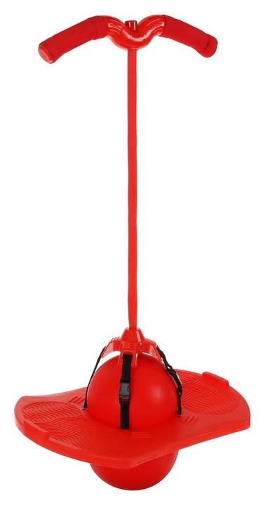 Тренажер для прыжков, детский, цвет красный + насос в комплекте