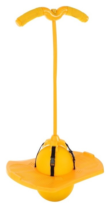 Тренажер для прыжков, детский, цвет желтый + насос в комплекте