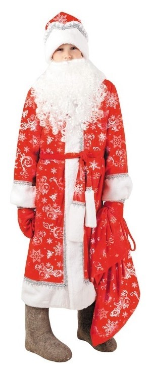 Карнавальный костюм «Дед мороз морозко», размер 146-76