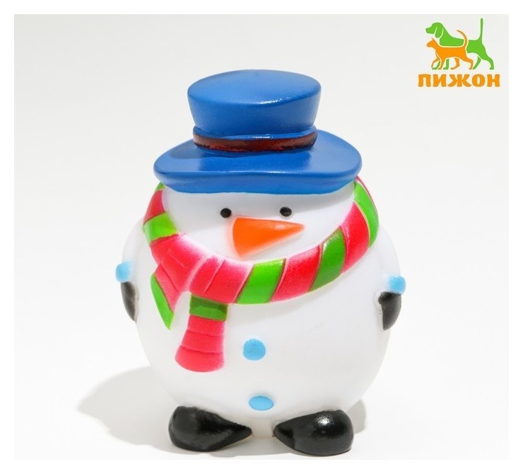 

Игрушка пищащая "Снеговик", виниловая, ,7 х 8