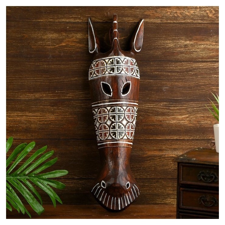 Маска дерево "Зебра" 50х11х5 см  