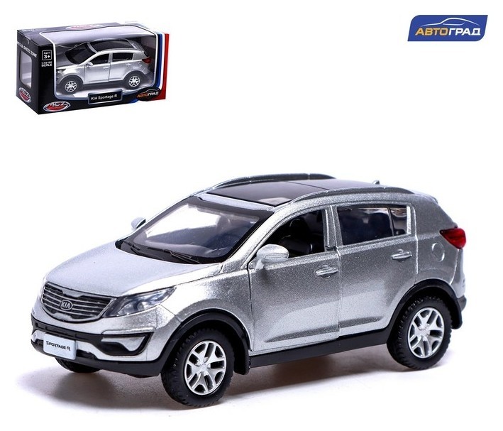 

Машина металлическая KIA Sportage R, 1:39, инерция, открываются двери, цвет серый