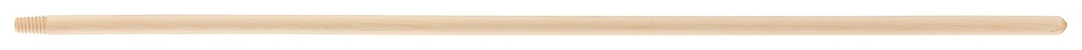 Черенок деревянный, 23 х 1200 мм, высший сорт, с резьбой (Подходит для метел, щеток) Сибртех