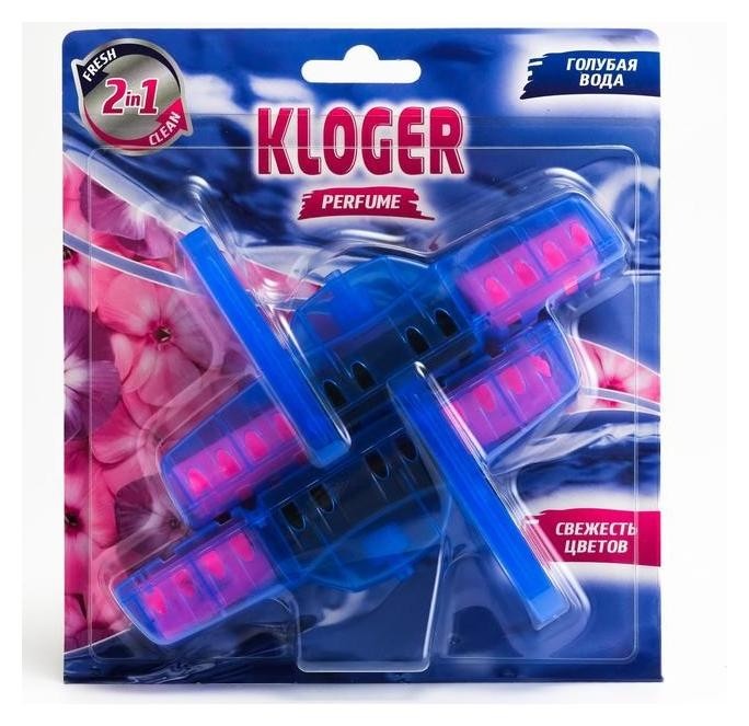 

Чистящее средство для унитазов "Kloger Proff", Blue Water, подвеска, 2 шт.